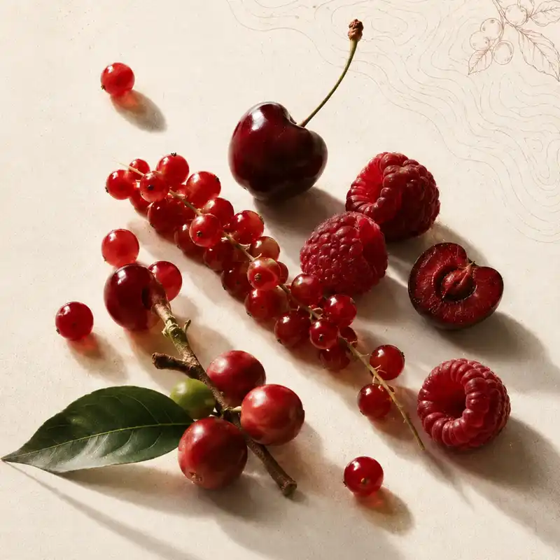 Red fruits